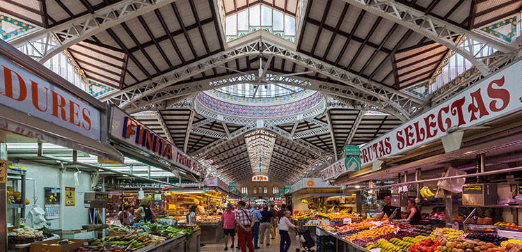 marché couvert Valence