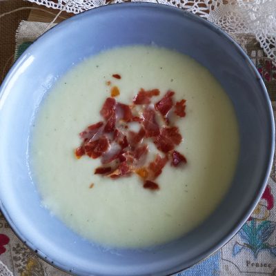 soupe de melon et jambon Serrano