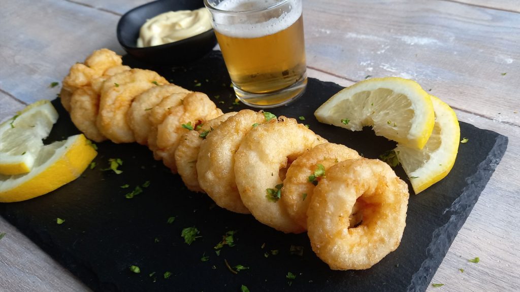 calamars à la romaine - tapas